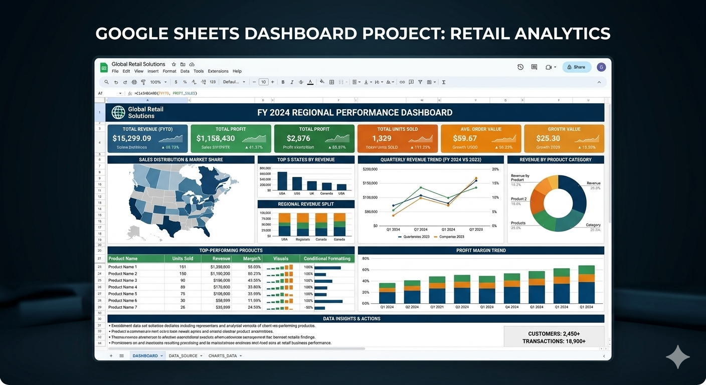 Googlesheets Dashboard